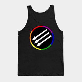 Unique LGBTQ Pride Colors Antifa Logo Tank Top